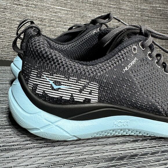Hoka One One Womens Hupana 2 Black Blue Running Shoes Sneakers Size 7.5 - Picture 9 of 16